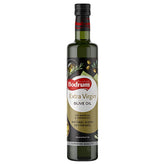 A bottle of Bodrum Extra Virgin Olive Oil with a black cap and label, featuring olives and herbs, contains 250ml of premium cold-pressed olive oil—ideal for dressing and marinating.